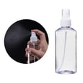 thumbnail image 3 of 12 pc 200ml Refillable PET Plastic Spray Bottles Empty Pump Bottles for Liquid Clear 5.3x15.7cm Capacity: 200ml(6.76 fl. oz), 3 of 5