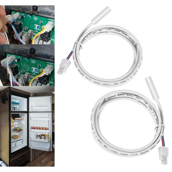 For Dometic Refrigerator 3851210025 Thermistor 2 Pack, RV Refrigerator Sensor