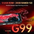 thumbnail image 3 of DOOGEE S118 20GB+512GB 6.58" FHD+ Helio G99 10800mAh 50MP NFC/OTG Android 14 Rugged Smartphone, 3 of 6