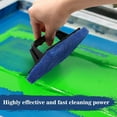 thumbnail image 4 of Moluckfu 3pcs Squeegee Cleaner Screen Print Brush Green Sponge Ink Removal Practical Hand Printing, 4 of 5