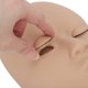 thumbnail image 3 of Cabeza de Maniquí de pestañas, ojos reemplazables, extensiones de pestañas, maquillaje, masaje, acupuntura, modelo de cabeza de práctica de silicona con pestañas, 3 of 8
