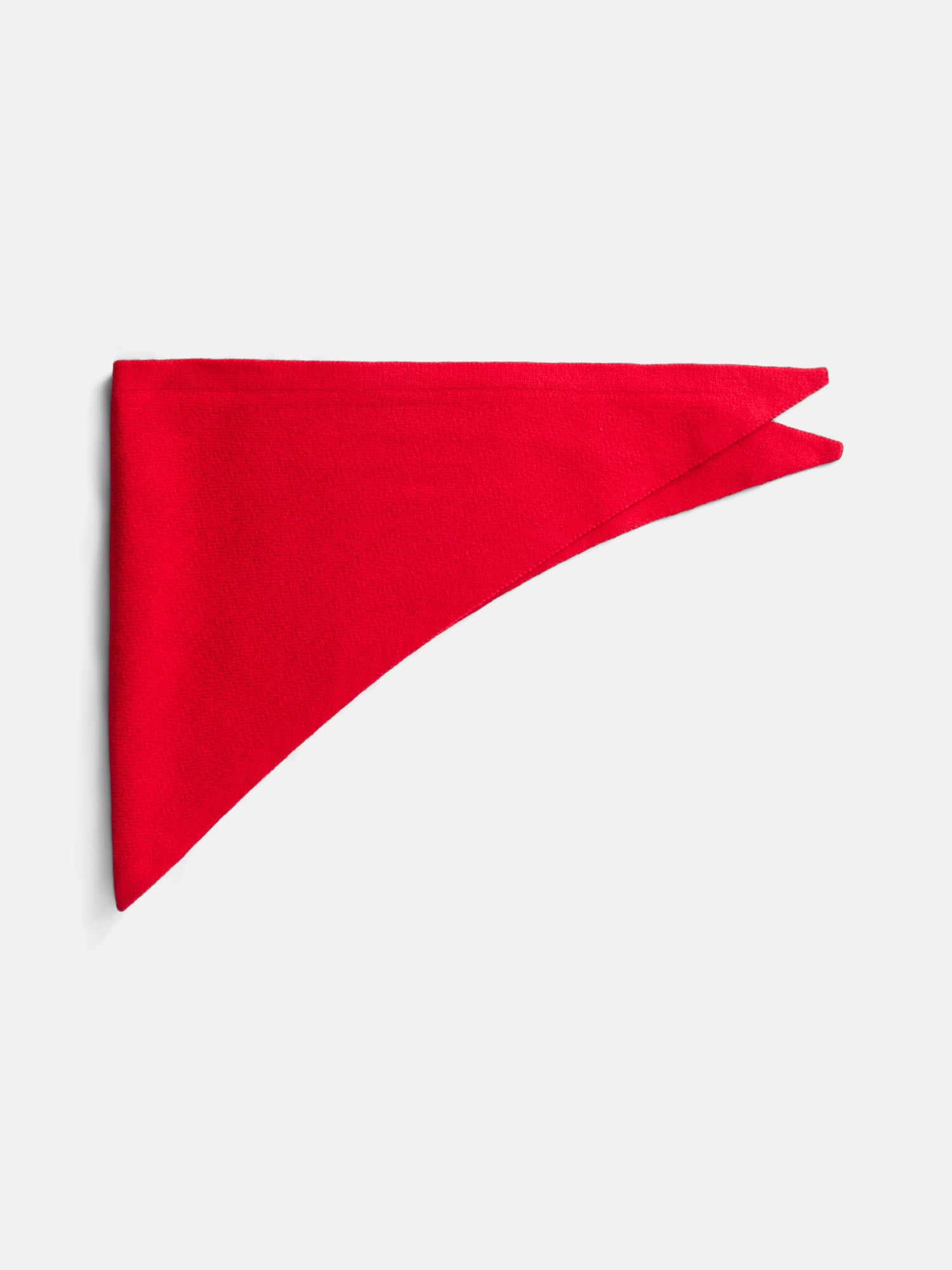 Scenario Women's Solid Knit Kite Scarf, Brilliant Red