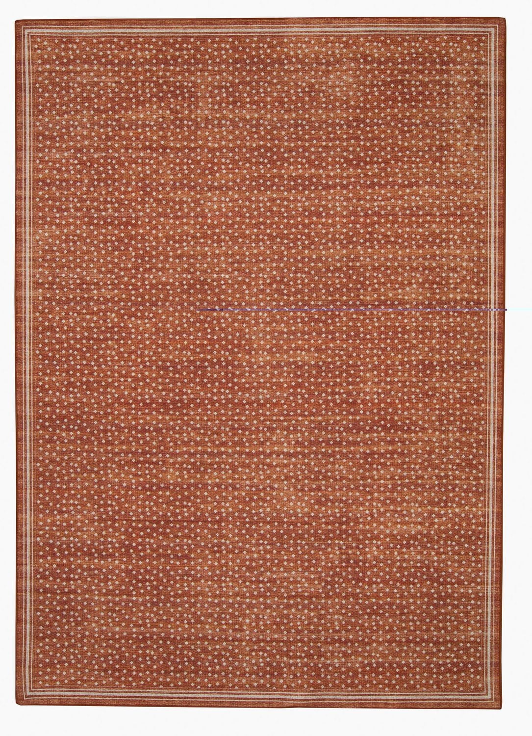 Outdoor Washable Estero Orange & Ivory 5' x 7' Area Rug