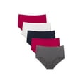 thumbnail image 5 of Fit for Me Women's Plus Microfiber Brief Underwear, 5 Pack, 5 of 9