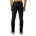 thumbnail image 2 of Pantalón De Gabardina Negra Stretch Para Hombre Slim Fit Opp´s Jeans Opps Jeans Gabardina Hombre Negro, 2 of 5