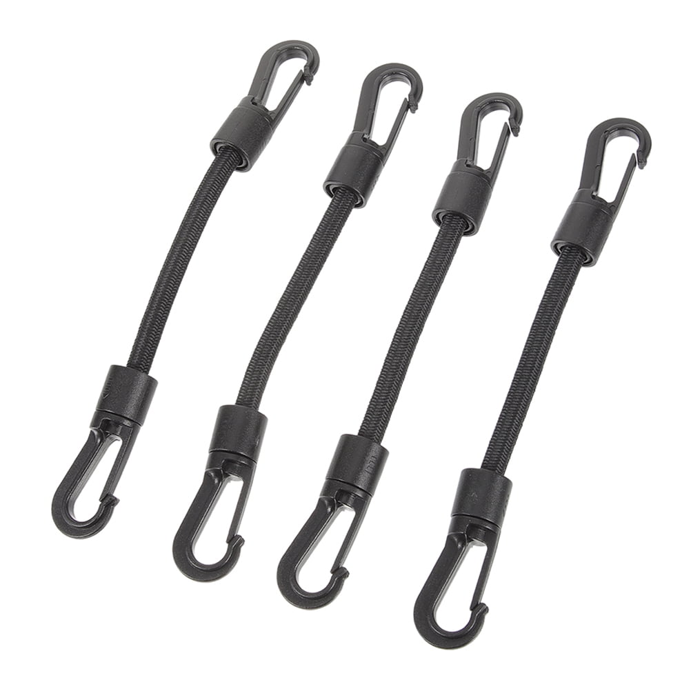 10-Pack Plastic Coated Steel Bungee Cord Hooks – Perfect For 3/16 Inch Shock Cord, Marine, Kayak, And DIY Tie-Down Projects