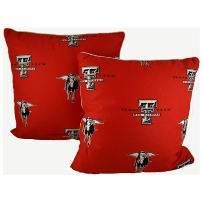 College Covers TTUDPPR Texas Tech 40 X 40 Decorative Pillow Set Unique College Decorative Pillows College Covers TTUDPPR Texas Tech 40 X 40 Decorative Pillow Set Unique College Decorative Pillows