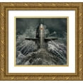 thumbnail image 1 of Laudin, Dmitry 16x15 Gold Ornate Wood Framed with Double Matting Museum Art Print Titled - submarine, 1 of 4