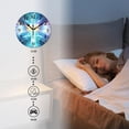 thumbnail image 4 of Non-Ticking Sweep Movement Wall Clock Battery Operated Analog Wall Clocks Decorative for Bedroom-Abstract Dragonfly Colorful(14inch), 4 of 4