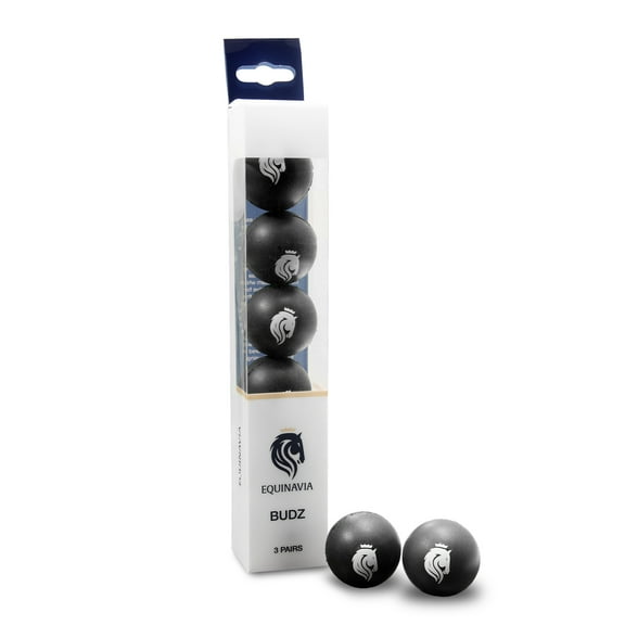 Equinavia BudZ Horse Ear Plugs Equestrian Noise Reduction Soft Foam Balls Earplugs - 6 Count