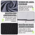 thumbnail image 3 of Cojín Memoria Foam para Ciatica Lumbar - Cojín Ergonomico para Silla Oficina, Antideslizante, Tejido Transpirable, FundaElástica con Cremallera, Favorece la Circulación, 45x13x36CM (Negro), 3 of 8