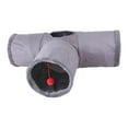 thumbnail image 3 of TISHITA Cat Tunnel Tube Pet Interactive Toy Collapsible Hole Play Puppy Rabbits Gray, 3 of 8
