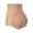 Beige, variant on Krdevn Women Solid High Waist Lifting Shaping Shorts 3D Cup Scalloped Hem Seamless Tummy Control Anti Chafe Boyshorts Under Dresses Multi Pack Size:M