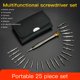 thumbnail image 1 of Juego de destornilladores manuales multifunción 25 en 1 con estuche de cuero (2 unidades), 1 of 7