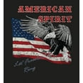 thumbnail image 2 of Americana Let Freedom Ring Black Adult Crew Neck Long Sleeve Tee-XS, 2 of 3