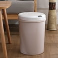thumbnail image 2 of Botes de basura sin contacto de 12L/3,2 galones, bote de basura automático, Sensor de movimiento infrarrojo con tapa para cocina y baño, 2 of 8