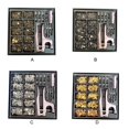 thumbnail image 4 of CNKOO 100 Piece/set 10-17mm Snap Button Fastener Set Buttons Kit for Jacket Shoes Waistband Boots Copper Press Stud Sewing Accessory Gold, 4 of 9