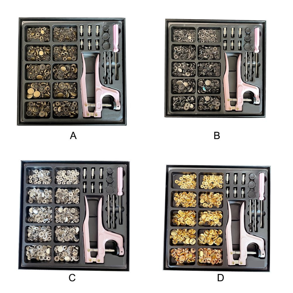 ZLYY - Lot De 10 Boutons Pression En Cuir Style Bohème - 17 Mm - Pour Vêtements, Jeans, Bracelets Ou Sacs - Métal Haute Qualité - Installation Facile Avec Outil