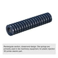 thumbnail image 3 of Unique Bargains Die Spring, 1 Pack 40mm OD 175mm Long Spiral Stamping Light Load Compression Die Springs, Blue, 3 of 5