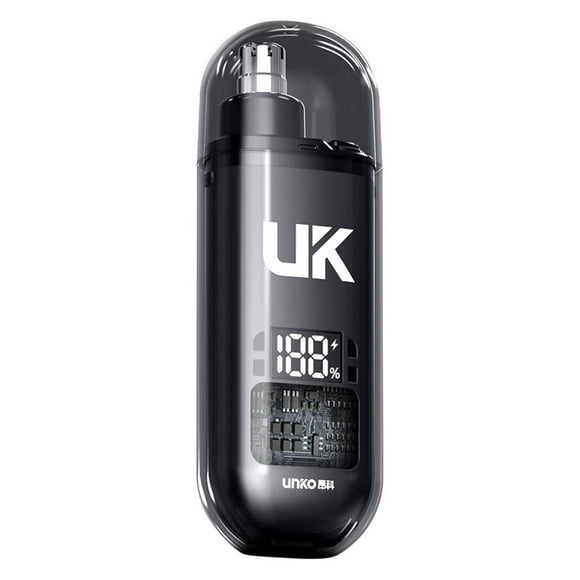SharkTRUE Tondeuse Électrique Numérique pour Poils de Nez avec Chargement USB pour Hommes et Femmes