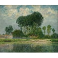 thumbnail image 2 of Maufra, Maxime 23x20 White Modern Wood Framed Museum Art Print Titled - The River, 2 of 4