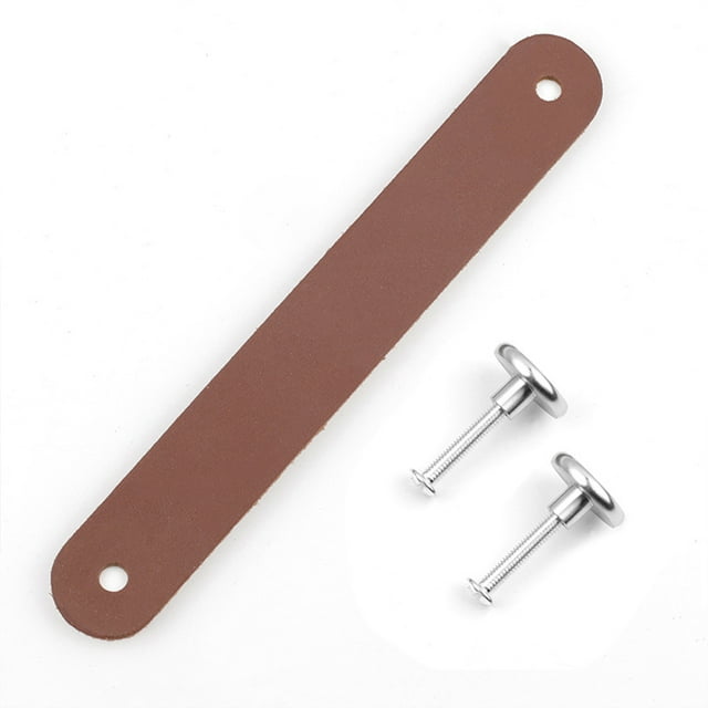 Advancent Tirador de cuero para armario Decoración Tiradores para muebles Tiradores para puertas Armario Conjuntos de muebles de dormitorio