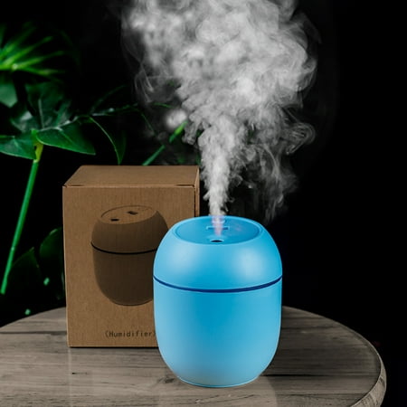 

Mini Humidifier USB 250ml Air Humidifier Portable Low-noise Mist Diffuser for Home Car aromatherapy household appliances humidifier，White
