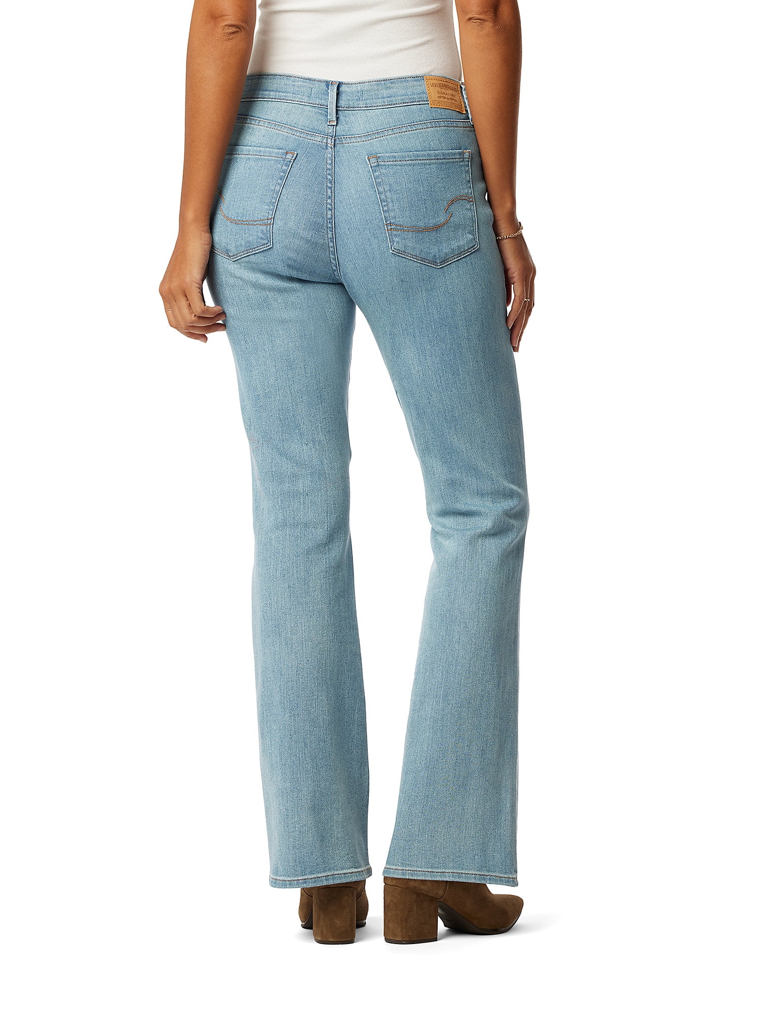Levi Strauss Signature Women's and Women's Plus Mid Rise Bootcut Jeans