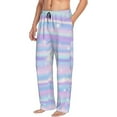thumbnail image 6 of Honiee Striped Gradient for men - a sleek fusion of Straight Pajama Pants, versatile Lounge Pants, and cozy Sleepwear, all rolled into one-Small, 6 of 6