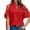 A-RD11201, variant on Womens Cold Shoulder Blouse Split Sleeve Split Neck Shirt Solid Color Lightweight Elegant Evening Party Tops