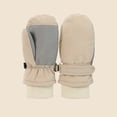 thumbnail image 2 of CAICJ98 Toddler Waterproof Outdoor Infant Baby Mittens Winter Gloves Cuffed Warm Fleeced Kids Ski Gloves for Boys Girls 3-24 Months,Khaki, 2 of 7