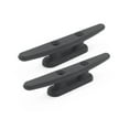 thumbnail image 4 of Bgsha 2pcs Boat Accessories Black Nylon 2 Hole Cleats - Marine Boat Deck Rope Ties Secure Dock Fix For Securing Rope Whilst Docking An, 4 of 8
