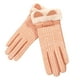 thumbnail image 4 of Guantes térmicos de invierno Yinane cálidos pantalla táctil mujer naranja, 4 of 8