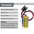 thumbnail image 3 of 8 PCS MR-BAT ER17330V/3.6V A6BAT PLC Battery for FANUC CNC System Power, 3 of 6