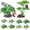 D 10 Pack, variant on 2-Pack Aquarium Decor Fish Tank Decorations 6-inch Betta Fish Tank Plants Leaf Hammock, Artificial Silk Aquarium Plants Betta Tank Accessories, Goldfish, Reptiles Plant Decor Driftwood