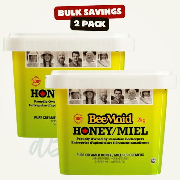 Bee Maid 100% Canadian Pure Creamed Honey (2 Pack)