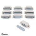 thumbnail image 2 of Spencer Pack of 10 Magnetic Cabinet Door Latch Heavy Duty Furniture Door Catches Closures for Kitchen Cupboard Stop Self-Aligning Magnet Latch "White", 2 of 6