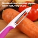 thumbnail image 5 of Peladores de papas Peladores de verduras Utensilios de cocina de acero inoxidable para frutas Verduras Zanahorias Berenjenas, 5 of 5