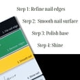thumbnail image 4 of 4-Step Nail Buffer Block - Professional Nail Care Tool, 1 Pc by LatherGreen, 4 of 5