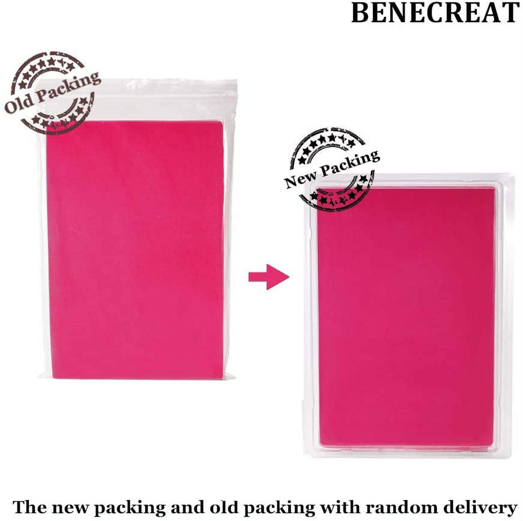20PCS Velvet (DeepPink) Fabric Sticky Back Adhesive Back Sheets A4 Sheet (8.3" x 11.8") Self-Adhesive Durable and Water Resistant Multi-Purpose Ideal for Art and Craft Making Pink