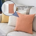 thumbnail image 6 of Throw Pillow Cover 100% Cotton Soft Fill Polyester -45.72 x 45.72 cm Bed Sofa Replacement Pillow Insert - Decorative Pillow Insert Pair, 6 of 6