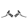 thumbnail image 1 of Brake Lever, 2Pcs Durable Lightweight Easy Adjustment Ultralight Hollow Brake Handle  For 22.2mm Handlebar Black, 1 of 8