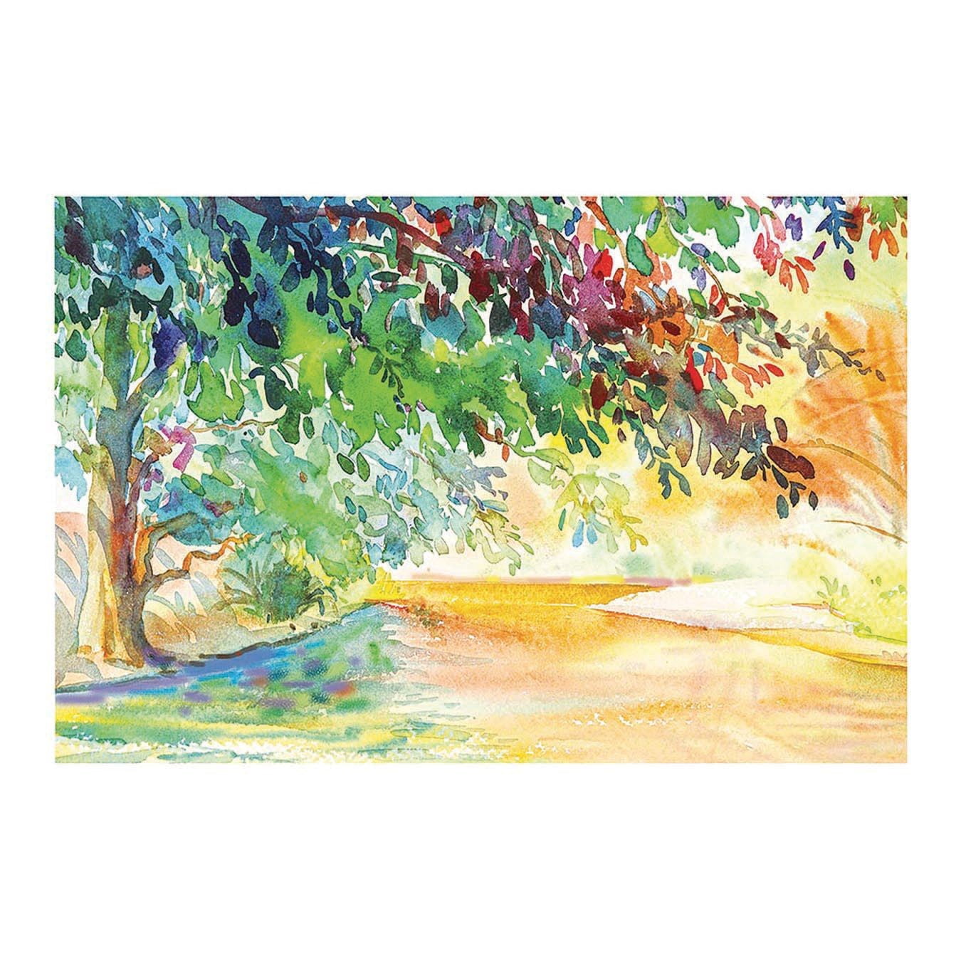 UCreate Watercolor Paper, White, 140 lb., 12" x 18", 50 Sheets