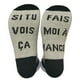 thumbnail image 1 of Calcetines De Algodón Divertidos Para Hombre Y Mujer, Calcetines Deportivos Informales Con Francés Si Tu Vois Ca, Calcetines Novedosos Para Equipo, Regalos De Navidad Noticed HA039080-00, 1 of 6