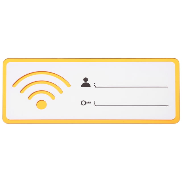 Miangastore Panneau de Mot de Passe WiFi Mural Réseau Rappel de Mot de Passe WiFi