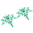 thumbnail image 3 of Woman Face Gems Festival Face Jewels Crystal Glitter Delicate Face Sticker, 3 of 3