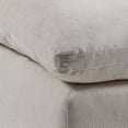thumbnail image 3 of Shar Modular Ottoman, Pillow Top Cushion, Plush Ivory Linen Fabric, 3 of 5
