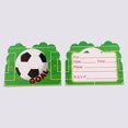 thumbnail image 1 of QINXIN Football Pattern Cartoon Plates Napkins Gift Bag Blow Out Tableware Set For Baby Shower Birthday Party Decor, 1 of 8