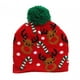 thumbnail image 2 of Gorro de Navidad para Mujer y hombre Yinane Con Luces LED verde, 2 of 5