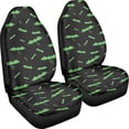 thumbnail image 3 of XYZCANDO Green Bat Car Seat Covers for Man Waterproof Car Front Seat Covers Soft Elastic, for Vehicle SUV Van, 3 of 10